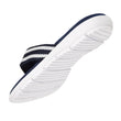 Tongs sport Femme confort tige rayure Marine